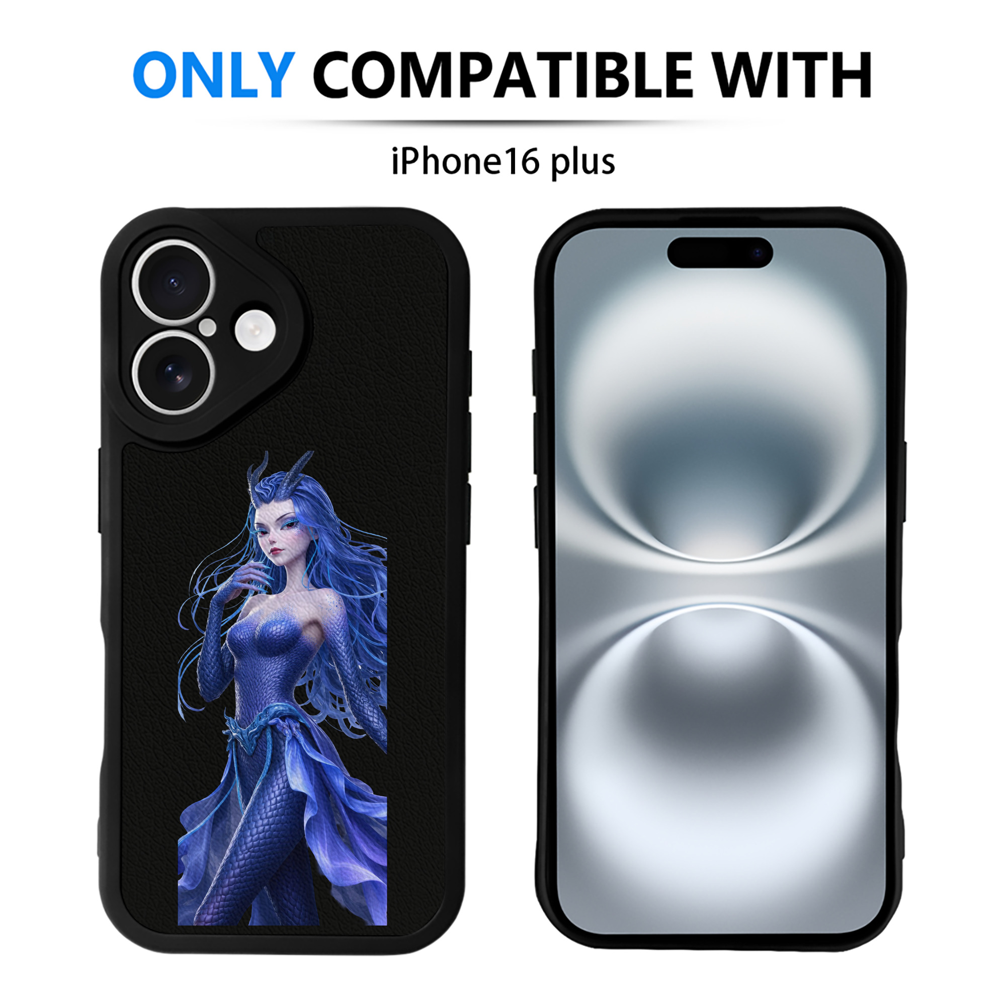 （画像用） Ne Zha 2 ナタ 魔童の大暴れ 【iPhone 16シリーズ対応】シリコンスマホケース（レザー調） 材質：シリコン